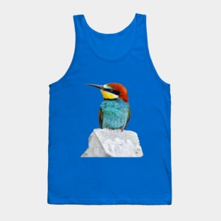 Brightly Colored European Bee Eater Vector Art Tank Top